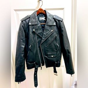 FMC leather jacket in excellent condition.